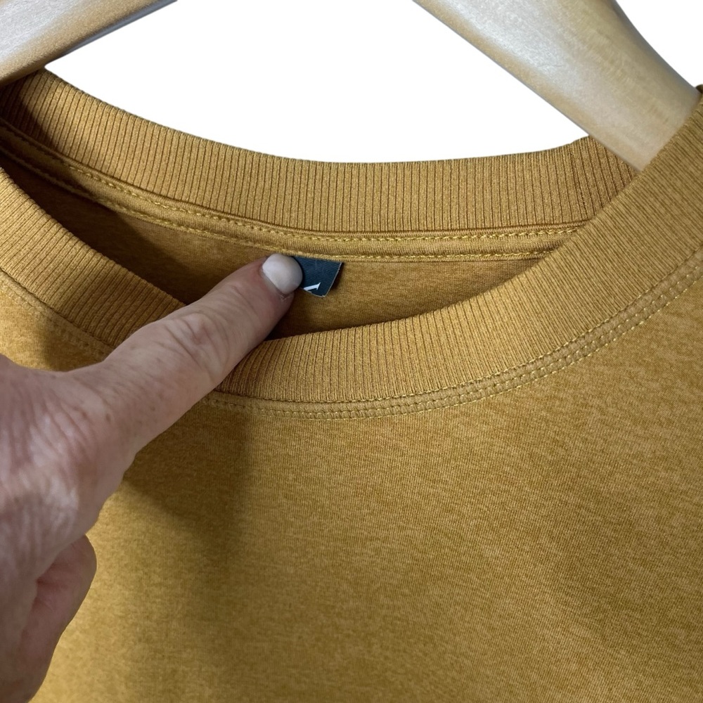 Vuori Ponto Performance Pullover Mustard Yellow Size Large - Picture 5 of 6
